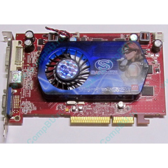 Б/У видеокарта 512Mb DDR2 ATI Radeon HD2600 PRO AGP Sapphire (Якутск)